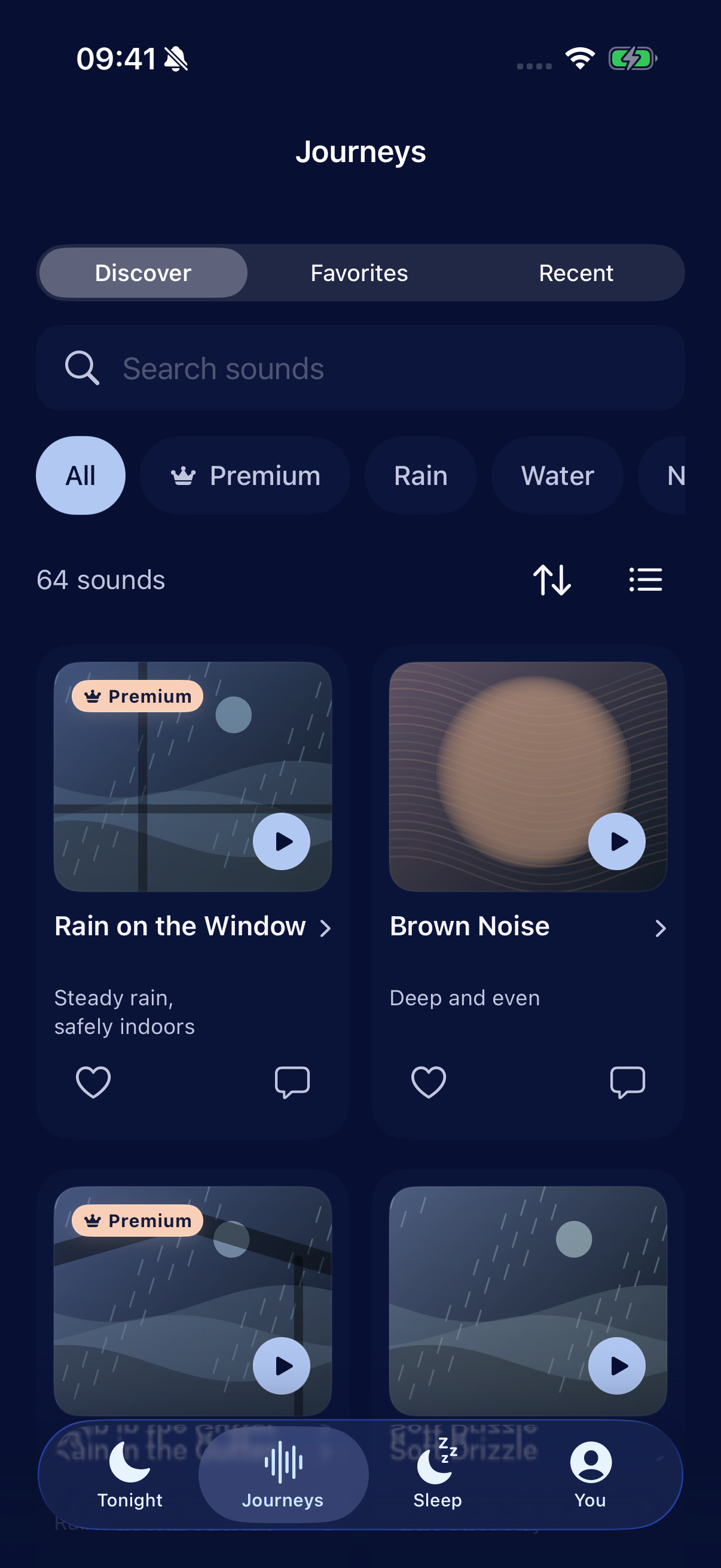 Let the sound stay. — Sleepanion app screen